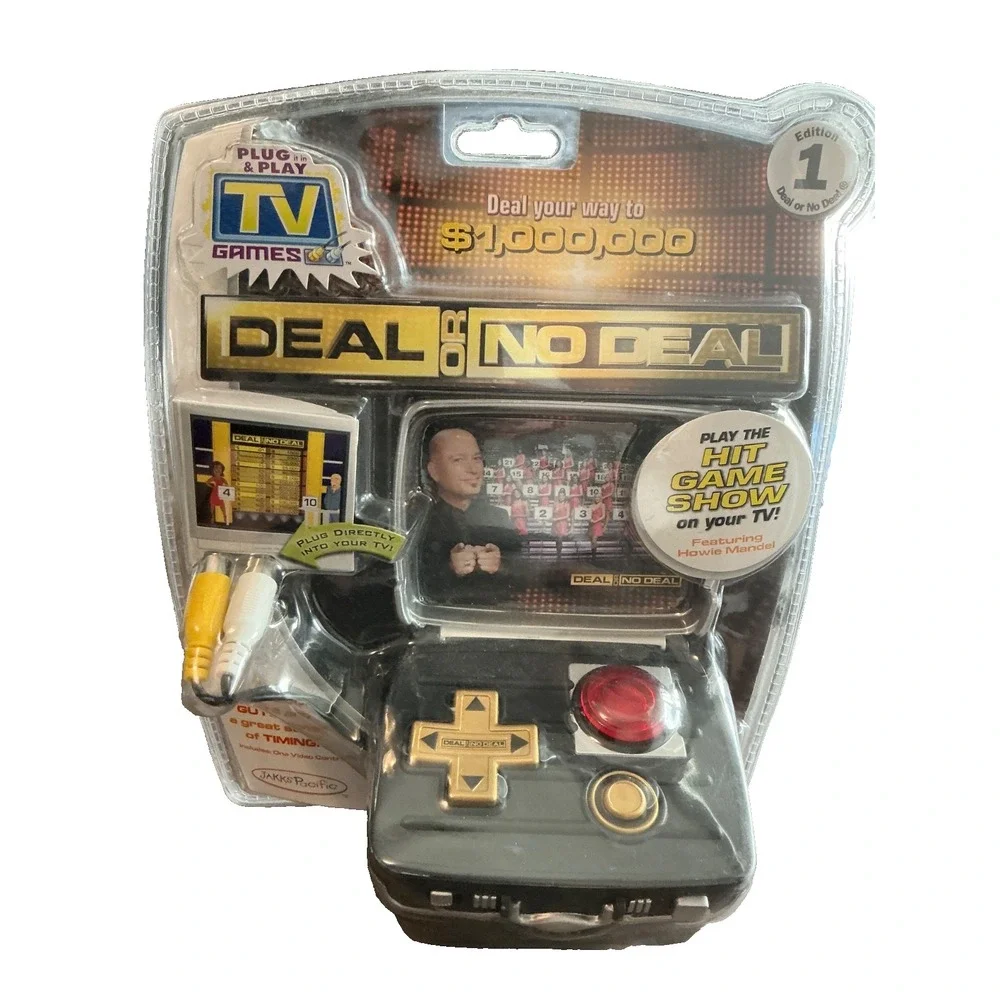 Deal or No Deal: Plug & Play TV - Jakks Pacific (Sealed, 2006, Edition 1) NEW